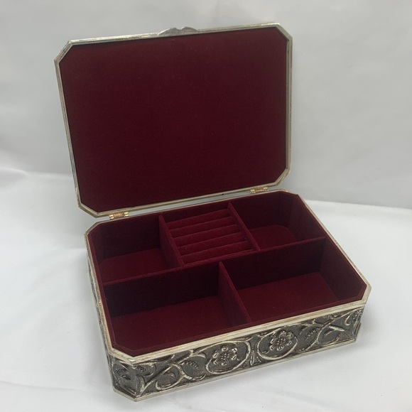 Godinger Silverplated Jewelry Box Upcycle - Picture 10 of 11